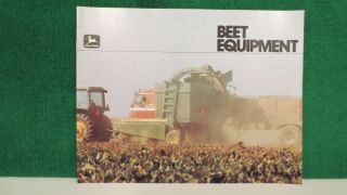 John Deere Tractor Brochure On Beet Equipment,  From 1979,  Hard To Find,  Vg.