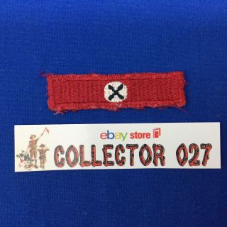 Boy Scout Air Scout / Explorer Rating Strip Observer Airman With Card