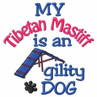My Tibetan Mastiff Is An Agility Dog Sweatshirt - Dc2082l Size S - Xxl