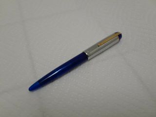 Fountain Pen Wahl Eversharp Skyline 14 K - 585 Solid Gold Nib Demonstrator Blue