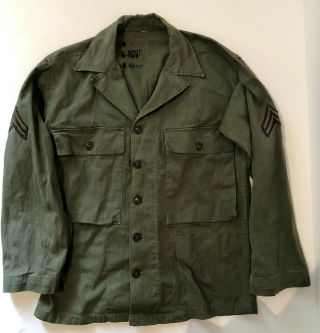 Ww2 Us Army Hbt Jacket Shirt Special 2nd Pattern Combat Fatigues