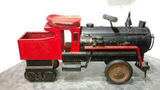 1930’s Keystone Rr 6400 Ride On Toy Train Pressed Steel