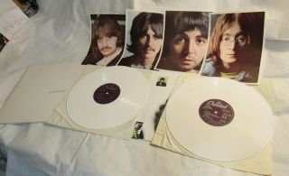 1978 Beatles White Album Limited Edition White Vinyl Canada Lp Album Sebx - 11841