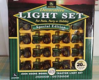 John Deere Decorative 20 pc.  Light Set/ 4020 Tractor Set 2
