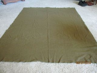 Army Blanket Ww11 Wool Old