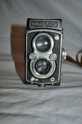 Vintage Rolleiflex DRP DRGM Franke & Heidecke Compur Rapid TLR Camera 2