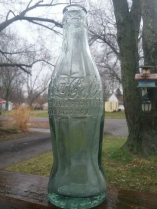Nov 16 1915 Hobbleskirt Coke Benton Harbor Mich.  Michigan Coca Cola Bottle