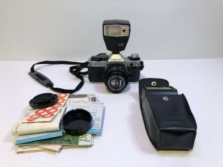 Vintage Canon Ae - 1 Program 35 Mm Camera W/ 50 Mm Lens