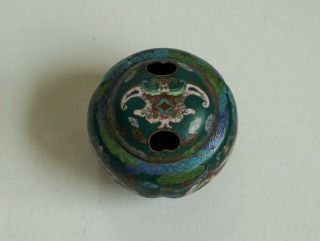 Chinese Ming Dynasty Cloisonne Censer Marked Bottom