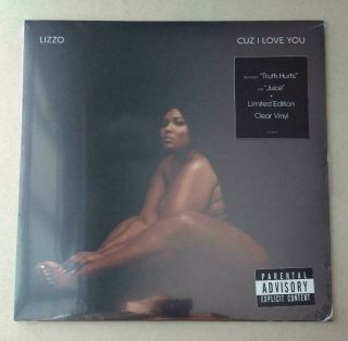 Lizzo Urban Outfitters Clear Vinyl Lp Cuz I Love You.  Juice Truth Hurts