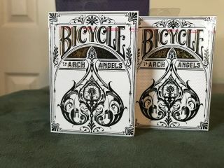 2 Decks Of Bicycle Archangels Playing Cards By Theory 11