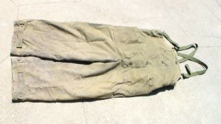 Old Ww2 Us / Usn Navy Trousers Winter N - 1 Cold Weather Pants Size Medium