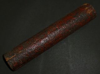 SAYA (sheath) of YARI (spear) of KATANA (sword) : EDO : 7.  9 × 1.  5 