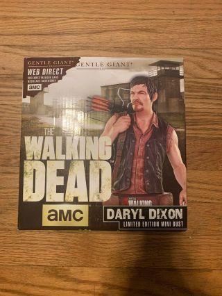 The Walking Dead Daryl Dixon Limited Edition Mini Bust Gentle Giant 124/4500