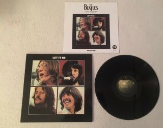 The Beatles Let It Be 2017 Uk Vinyl Lp Apple De Agostini 180 Gram Near