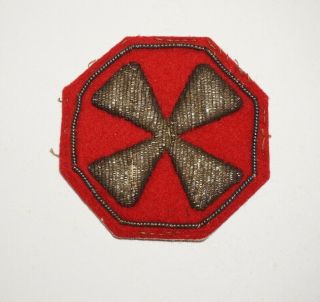 8th Army Bullion Patch Theater Made Post Wwii P0051