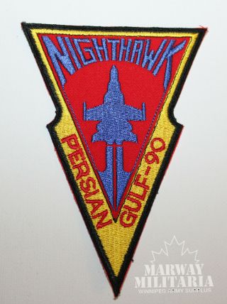 Caf Rcaf Airforce,  Nighthawk Persian Gulf - 90 Jacket Crest / Patch (17877)