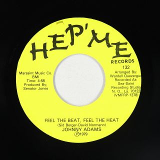 Modern Soul Funk 45 - Johnny Adams - Feel The Heat - Hep 