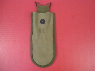 Wwii Us Army M1938 Canvas Wire Cutter Belt Pouch - Dated 1944 - Khaki - Unissued