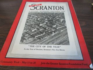 1946 - 75th Anniversary Of Scranton Pa Chamber Of Commerce - Information Book