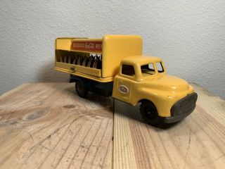 Vintage Tin Litho Coca Cola Truck Japan Friction Tin Toy Truck Trade Mark San