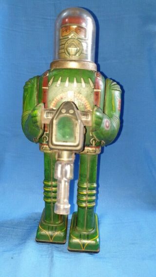 Old Vintage Battery Operated Robot Toy From Japan 1960