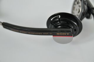 Sony Mdr 51 Vintage Dynamic Stereo Headphones Walkman Have Issues Japan
