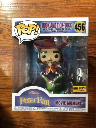 Funko Pop Disney Peter Pan Hook And Tick - Tock Movie Moment Hot Topic Exclusive