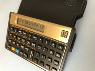 Vintage Hp - 12c Programmable Financial Calculator Near,  Collectible