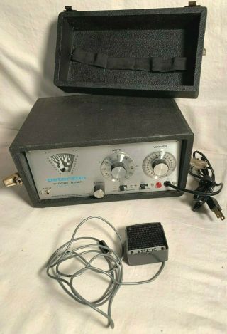 Vintage Peterson Strobe Tuner 400,  Astatic Mic Microphone