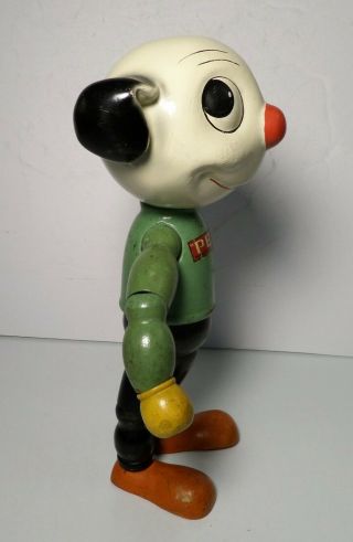 1930s Pete The Pup Green Body Figure Doll By J L Kallus Jointed Wooden Body Comp 2