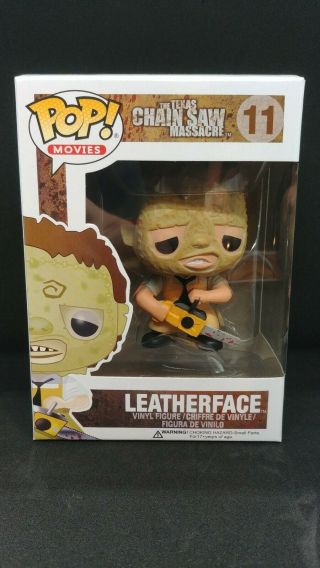 Funko Pop Movie The Texas Chainsaw Massacre Leatherface 11 W/ Protector