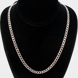 Sterling Silver - Italy 6mm Cuban Link Chain 24 " Necklace - 31g