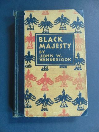 Black Majesty By John W.  Vandercook 1st Ed.  W 3 Page Letter By Vandercook - Als