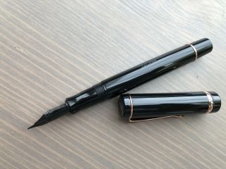 Conklin Limited Edition Duraflex Fountain Pen - Black W/rose Gold & Omniflex Nib