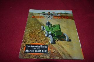 John Deere D Tractor For 1938 Dealer 