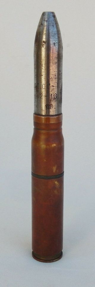 World War Ii Era S.  M.  C.  1942 20mm 1a1 Anti Aircraft Shell Turned Into Lighter