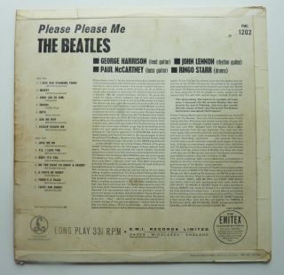 THE BEATLES - PLEASE PLEASE ME 1963 LP - EARLY PRESSING 2