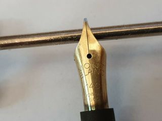 Vintage Montblanc 14k Gold Nib 585 Parts For Fountain Pen Montblanc (no.  Aa2)