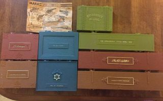 Marx Miniature Historic Guns Complete Set Of 8 With Instructions And Cases 1974