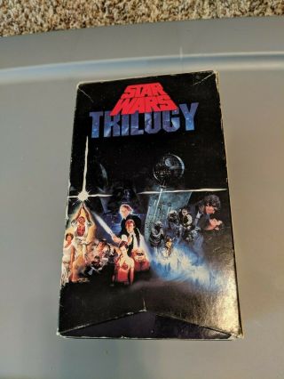 1992 Star Wars Trilogy Vhs Unedited Theatrical Cuts Box Set