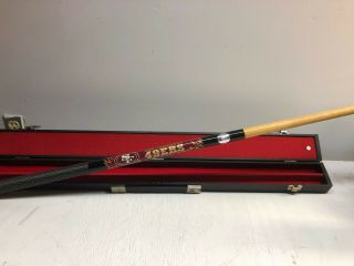 Vintage San Francisco 49ers Pool Cue,  Nfl Licensed And Carry Case Vgc