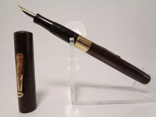 Vintage Hard Rubber Waterman´s 52 Fountain Pen F Nib - Freshly Serviced