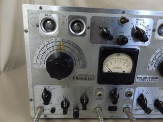 Vintage RCA Rider Chanalyst Ham Radio Test Instrument Tester,  Probes 3