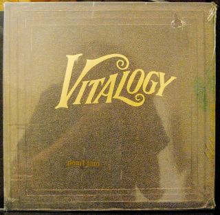 Pearl Jam Vitalogy 12 " Vinyl Lp Still W/ Hype Sticker