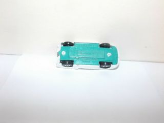 Matchbox Trans.  S/f No.  41 - A Ford Gt White Body,  Aqua Base,  Thin 5 Spoke Unboxed
