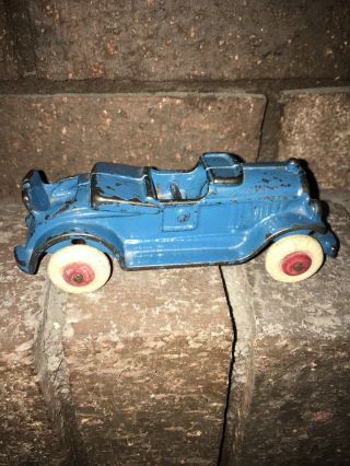 Antique Toy Cast Iron Racer Race Car