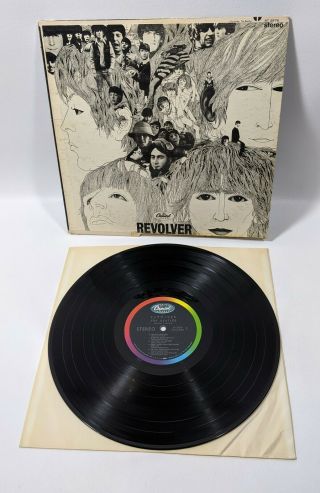 The Beatles Revolver 1966 Capitol St 2576 Stereo 1st Us Press Rainbow