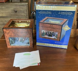 Mr.  Christmas Gold Label Grand Animated Concertina Symphony Of Bells Music Box