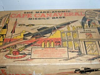 Cape Canaveral Missile Base Set Near Complete W/ Box (1959) Louis Marx
